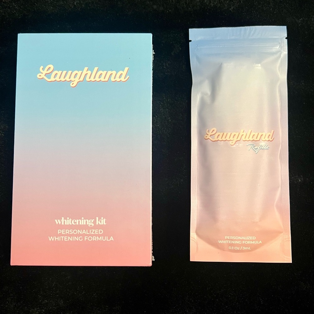 Laughland Starter Whitening Kit & Refill Kit, BNIB